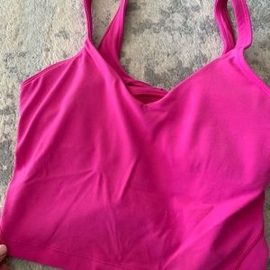 lululemon Align™ Cropped Tank Top in hot pink